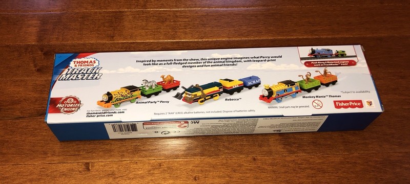 thomas and friends trackmaster animal party percy